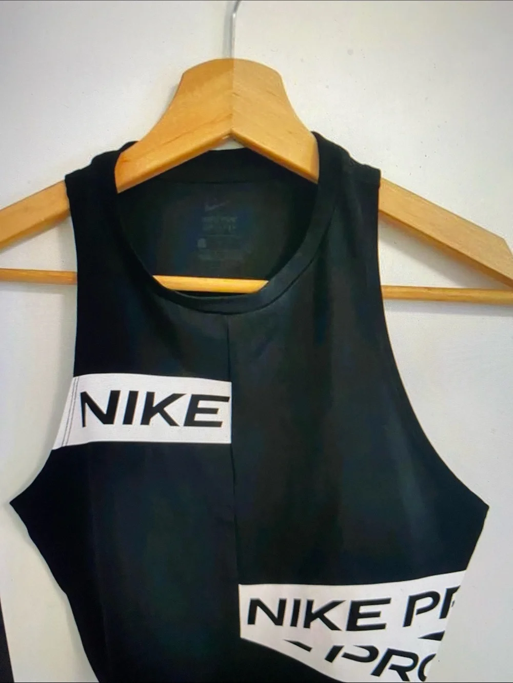 Nike Black and White Logo Muscle Tank